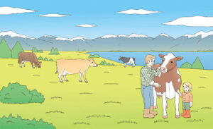 2022カレンダー5月6月イラスト