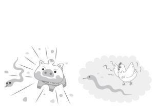 「こぶたのタミーはじめてのえんそく」絵ページ抜粋