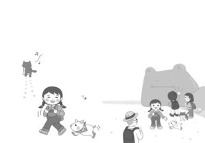 「こぶたのタミーはじめてのえんそく」絵ページ抜粋