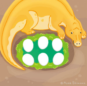 株式会社くもん出版『創造力を育てるシールアートレッスンきょうりゅうランド』イラスト